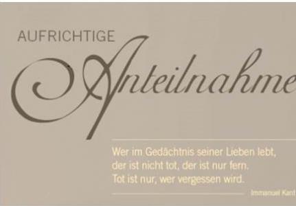 Ruhe in Frieden, Günter!
