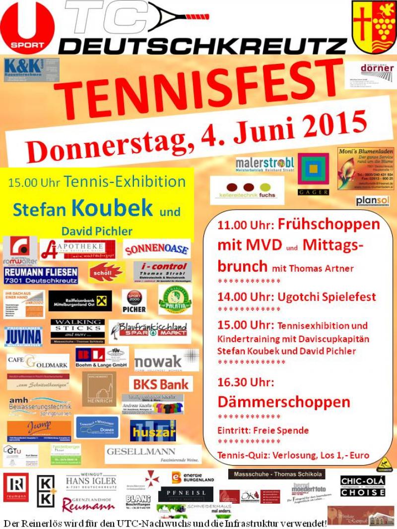 Tennisfest am 4. Juni mit Stefan Koubek